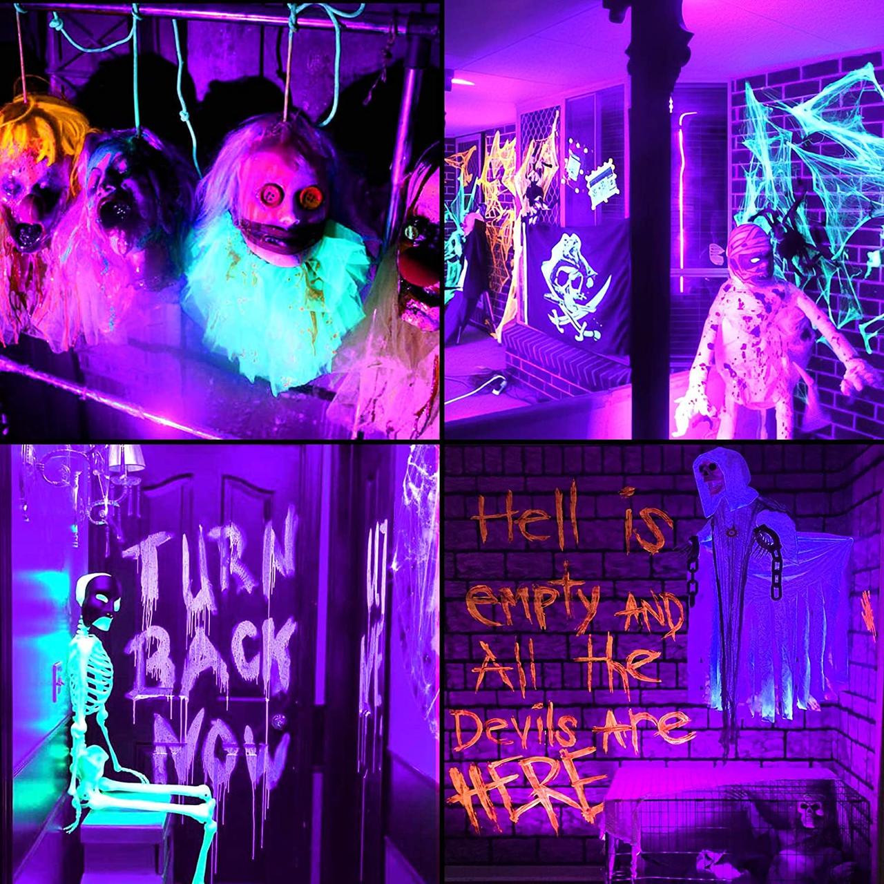 Светодиодный прожектор Litake ультрафиолетовые 30 W 2 шт. - фото 6