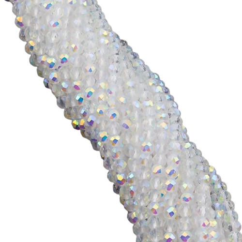 Бусины с круглой огранкой на нитке АВ 37 см из шпинели 3 мм 130 шт. Лунный (БШ0003к51) Бусины с круглой огранкой на нитке АВ 37 см из шпинели 3 мм 130 шт. Лунный (БШ0003к51)