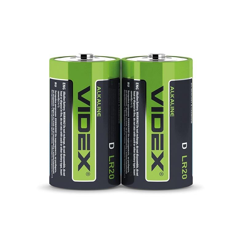 Батарейка щелочная Videx LR20/D 2 шт. (25898293) Батарейка щелочная Videx LR20/D 2 шт. (25898293)