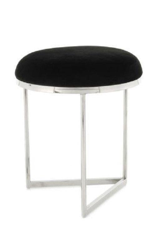 Пуф Wynona 325 Черный/Серебро (S269I-SIV)