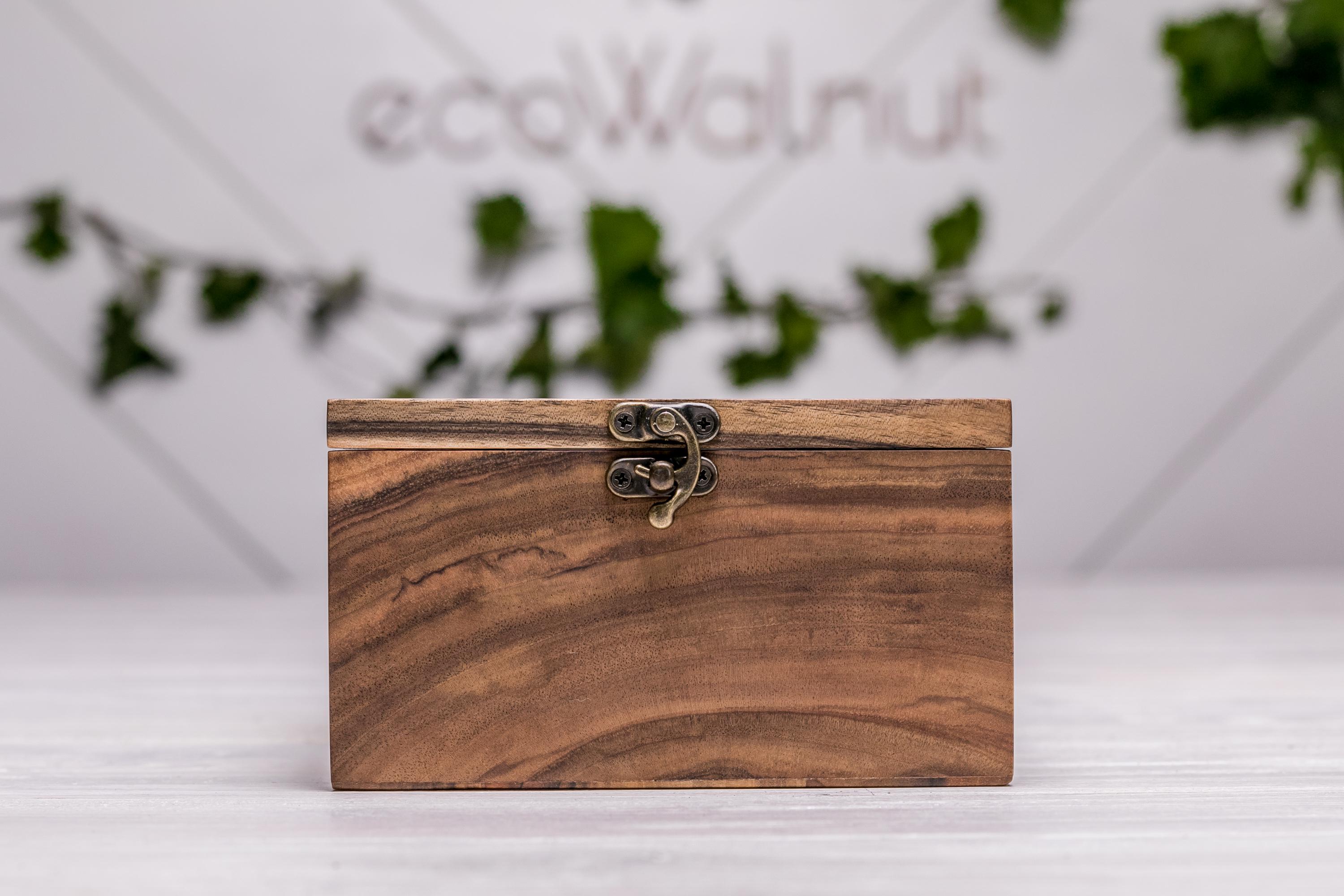 Коробочка EcoWalnut для 4 часов с деревянной крышкой (EB-2.3) - фото 4