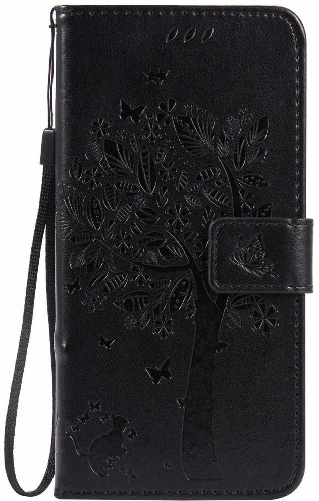 Чехол для Samsung Galaxy M31 M315 (рисунок кот и дерево) Black (15579-2B)