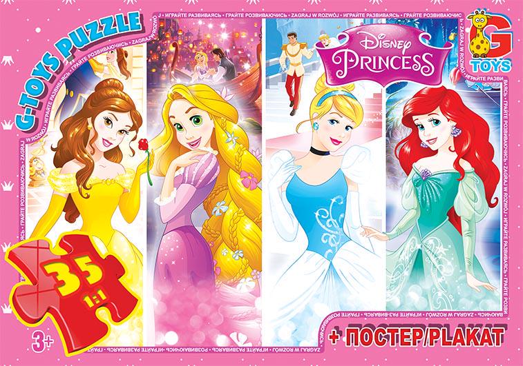 Пазли G-Toys "Принцеси Дісней" 35 деталей (PD79)