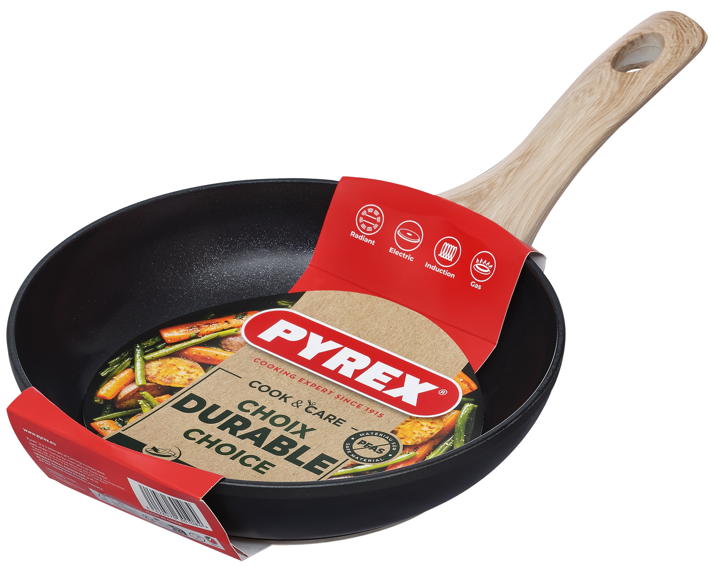 Сковорода PYREX CookCare 20 см (UG-CR20BF6/8046) - фото 5 Сковорода PYREX CookCare 20 см (UG-CR20BF6/8046) - фото 5