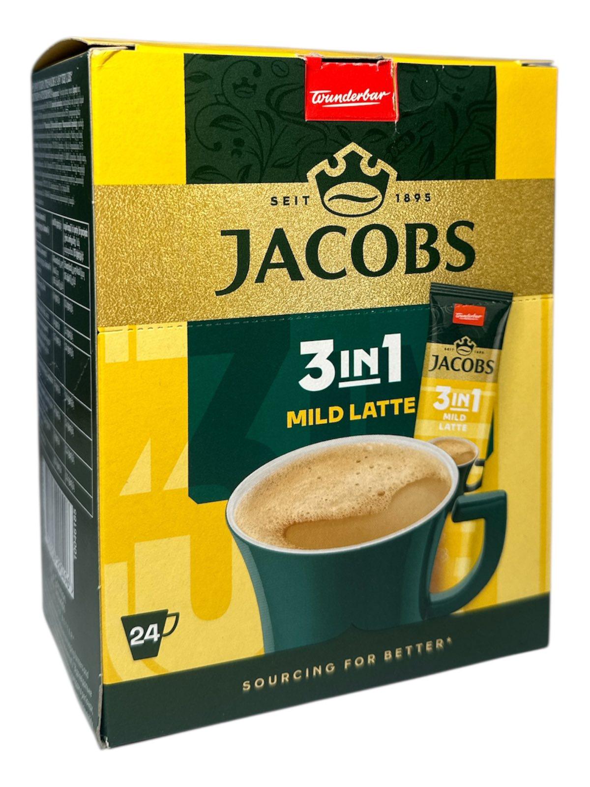 Кофе Jacobs Mild Latte 3в1 24 стика 13 г (454)