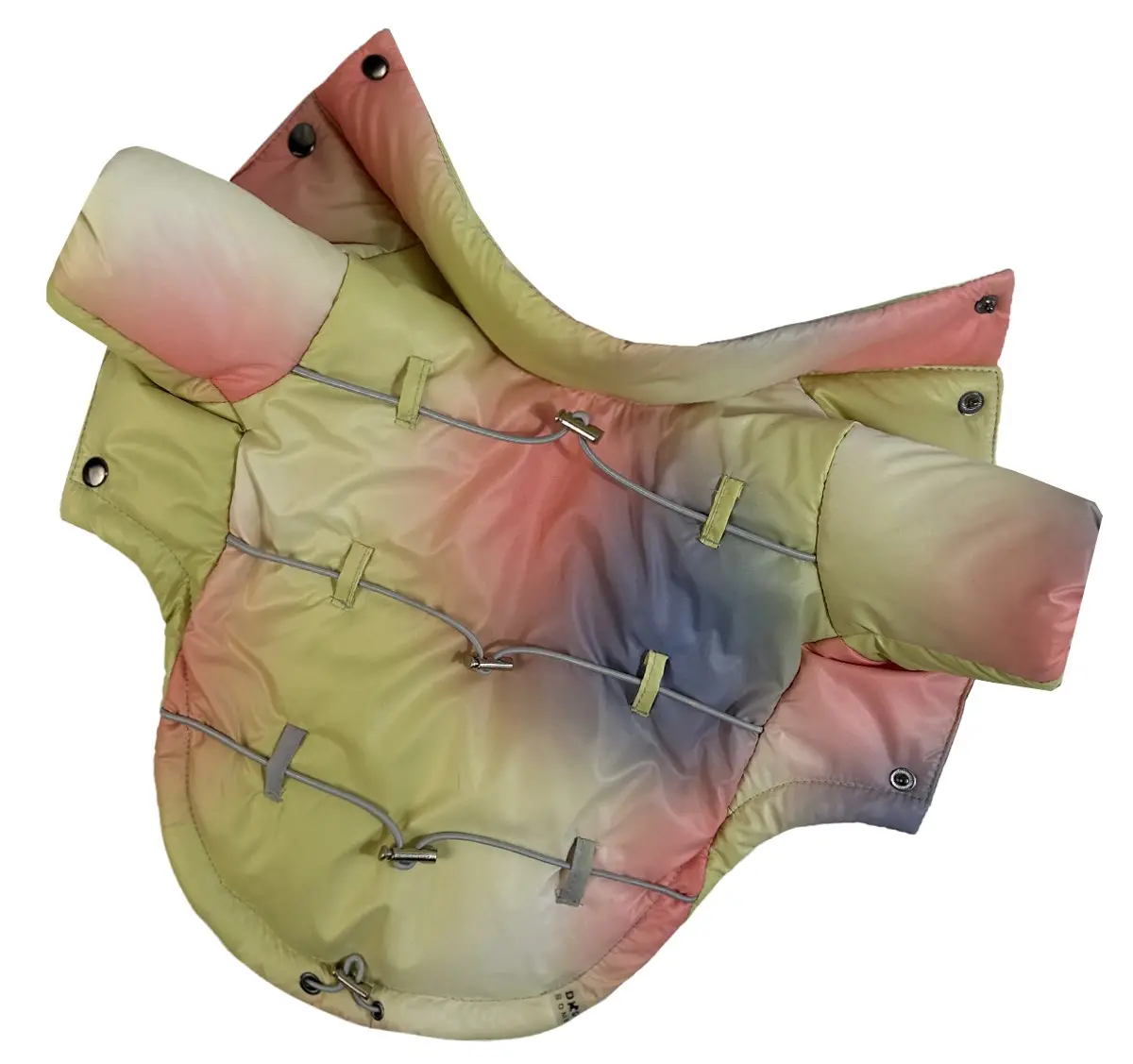 Куртка Dogs Bomba с фиксаторами р. 8 Тайдай желтый (K-84/8) - фото 3