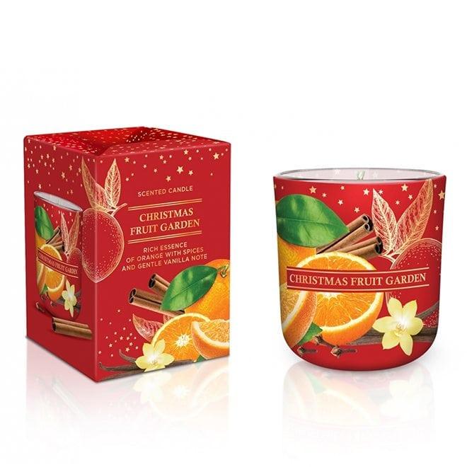 Свеча ароматическая Christmas Fruit Garden Orange with Spices (28825)