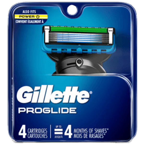 Картриджи сменные для бритья GILLETTE Fusion5 Proglide 4 шт.