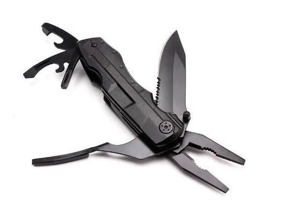 Нож мультитул с набором отверток 9в1