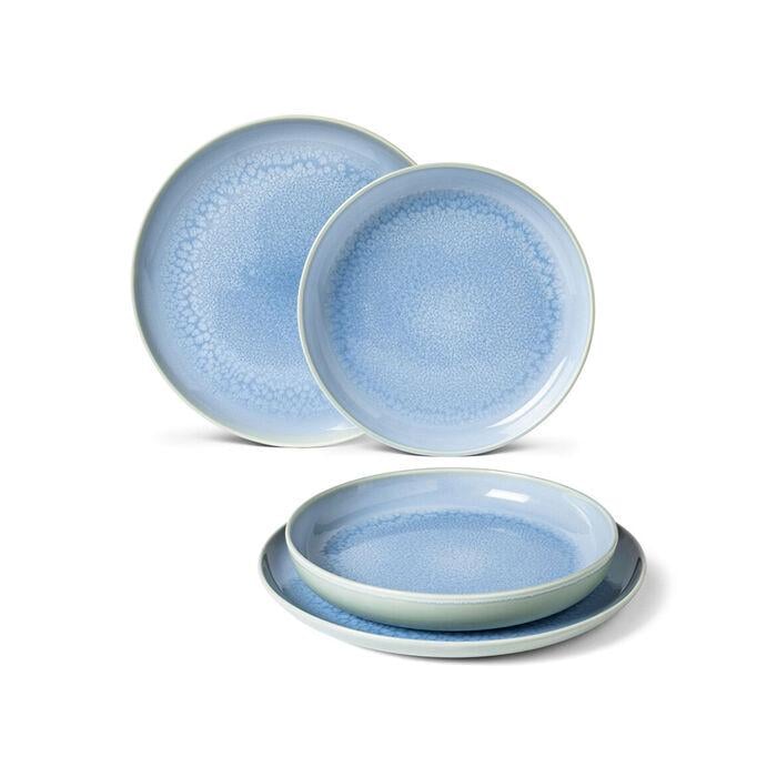Столовий сервіз Villeroy & Boch Crafted Blueberry 4 пр. Бірюзовий (33497588)