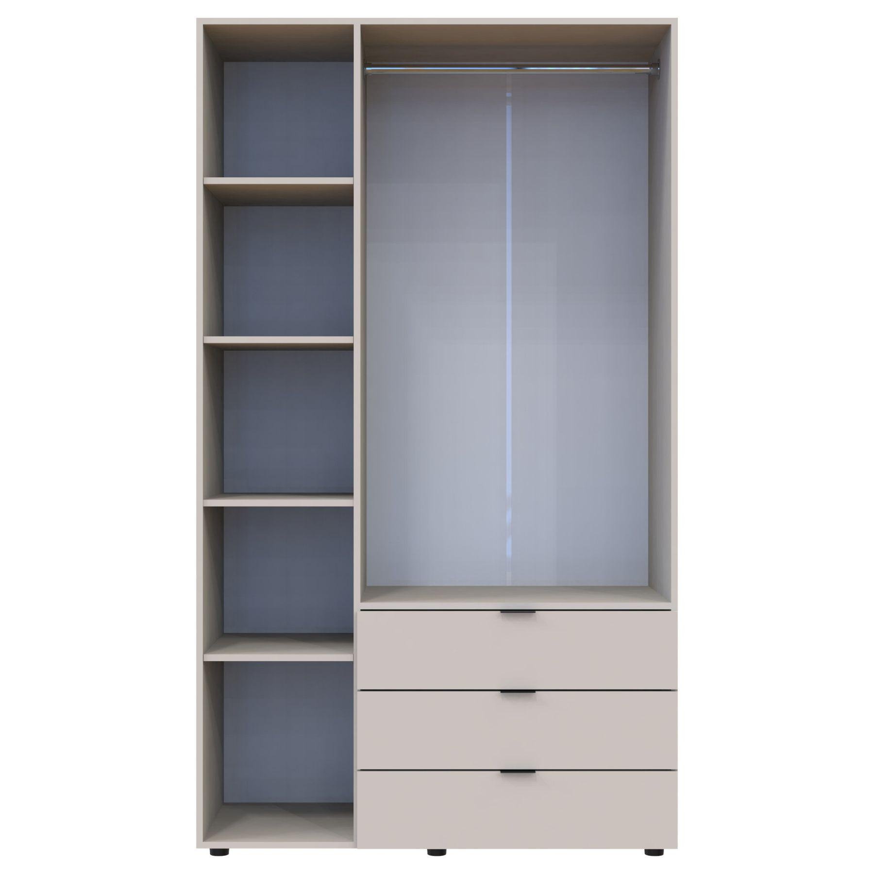 Шкаф распашной для одежды Doros Гелар 116,2х49,5х203,4 см Кашемир (26429999) - фото 5