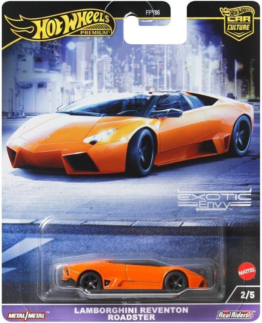 Игрушечная машинка Hot Wheels Premium Lamborghini Reventon Roadster 2024 Exotic Envy 2/5 Car Culture (HKC76)