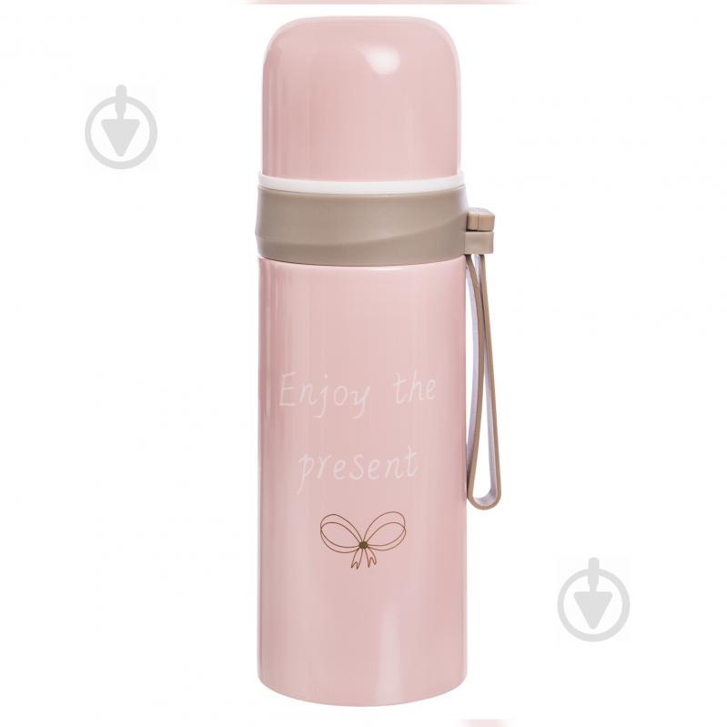 Термос стальной Zelart 350ml MY FASHION STYLE 2373 Розовый