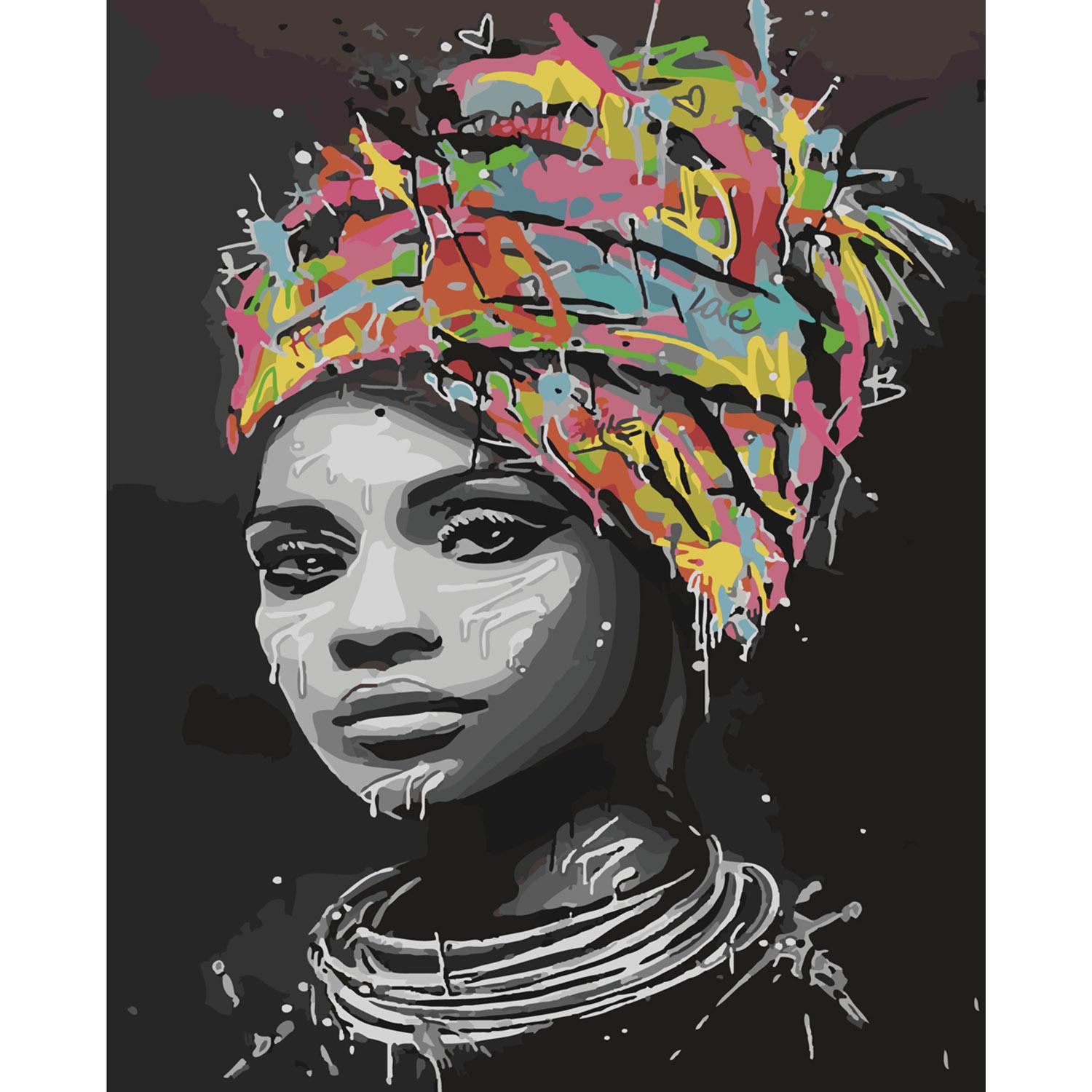 Картина по номерам Strateg Яркие мысли 40х50 см (SY6279)