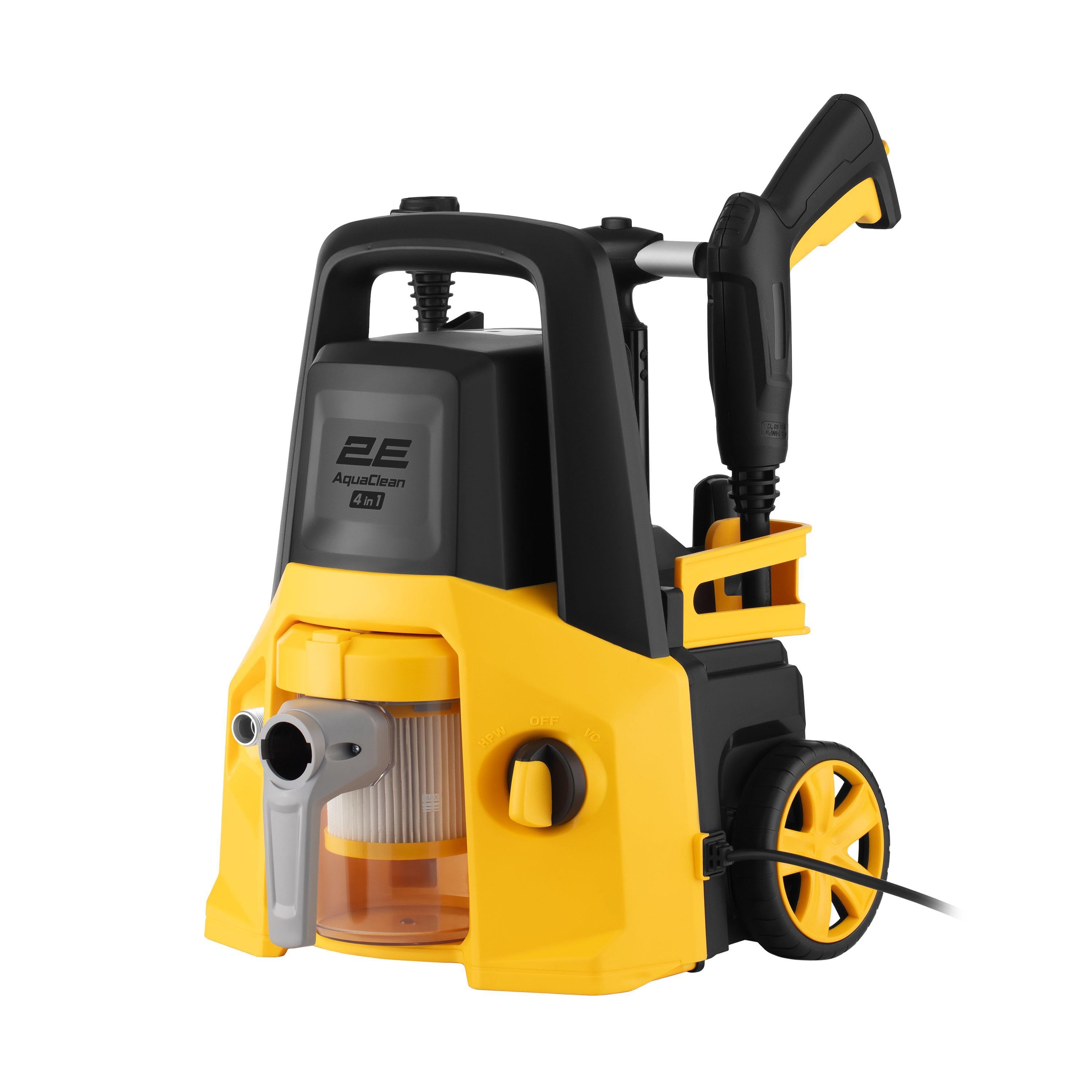 Мийка високого тиску 2E AquaClean 4в1 1600 Вт (2E-HPW1613VC) Мийка високого тиску 2E AquaClean 4в1 1600 Вт (2E-HPW1613VC)