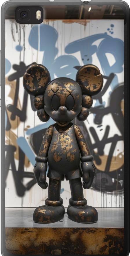 Чехол на Huawei Ascend P8 Lite Bronze kaws v2 (6098u-126-42517)