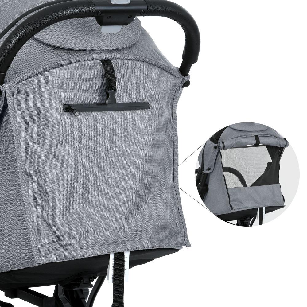 Коляска дитяча прогулянкова Bambi Silver Gray (M 5727-1 ) - фото 12