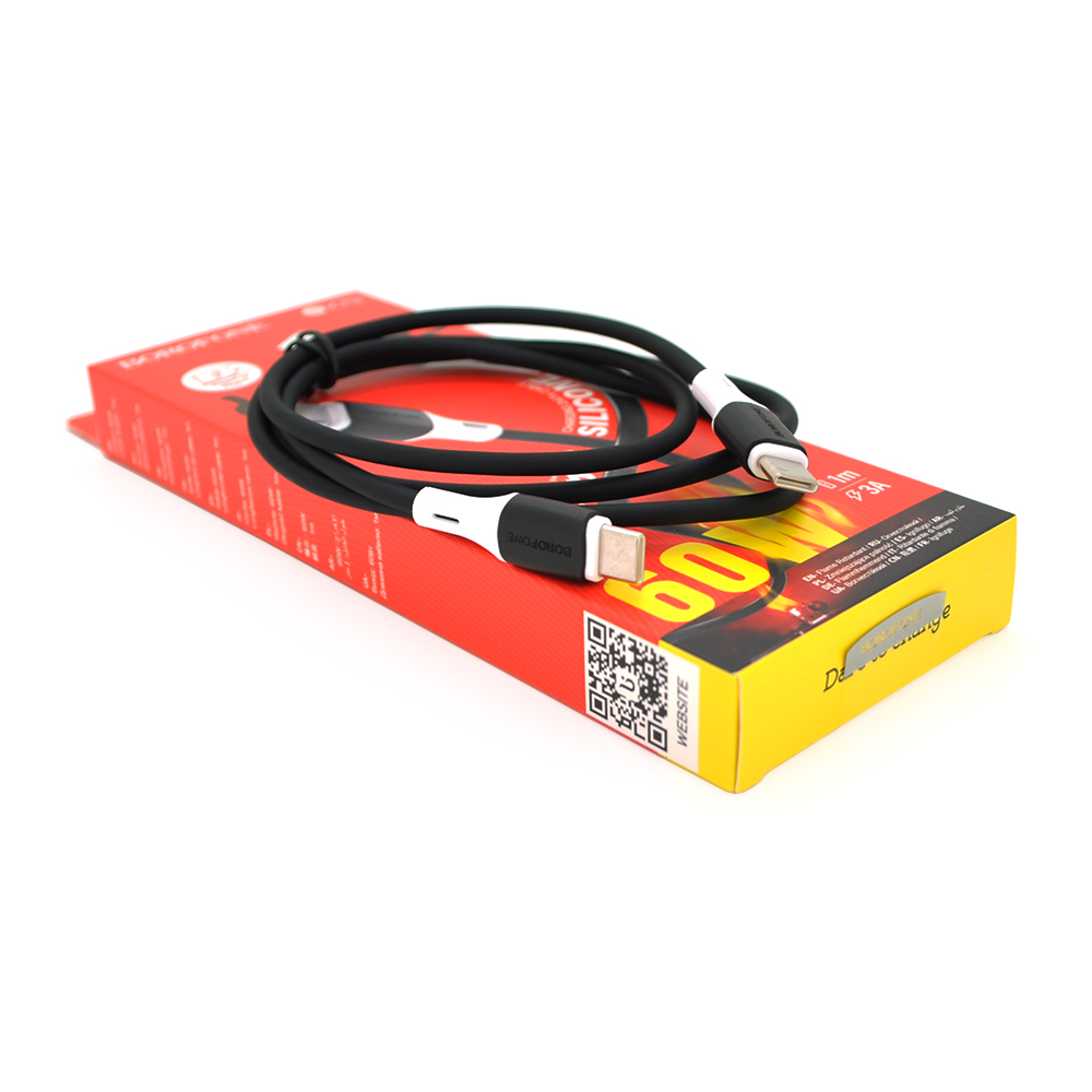 Кабель Borofone BX79 Type-C 2,4A 1 м Черный (29917)