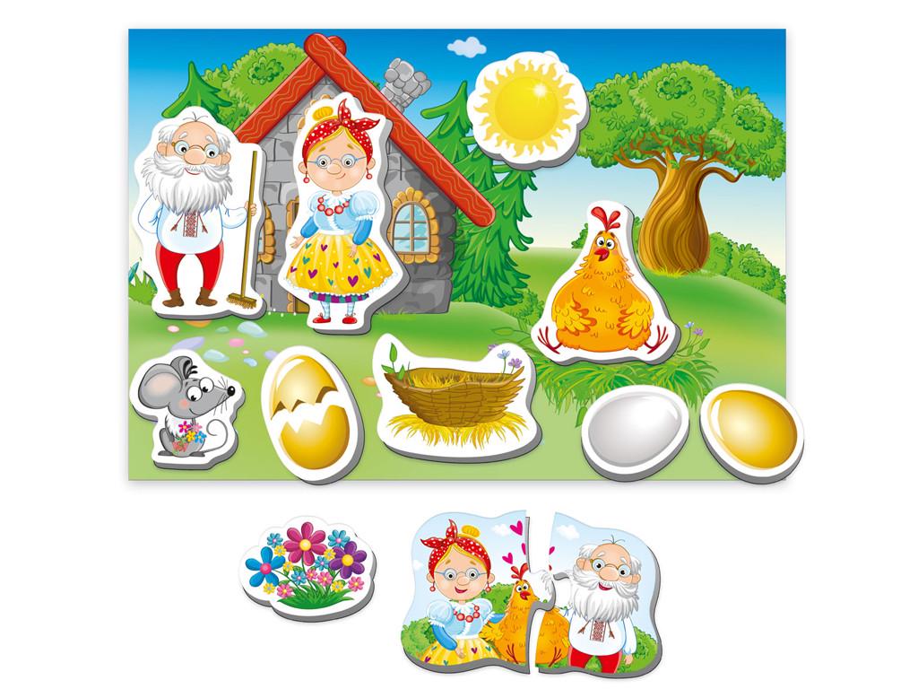 Настільна гра Vladi Toys VT3206-31 магнітний театр Курочка ряба (2114151278) - фото 2 Настільна гра Vladi Toys VT3206-31 магнітний театр Курочка ряба (2114151278) - фото 2