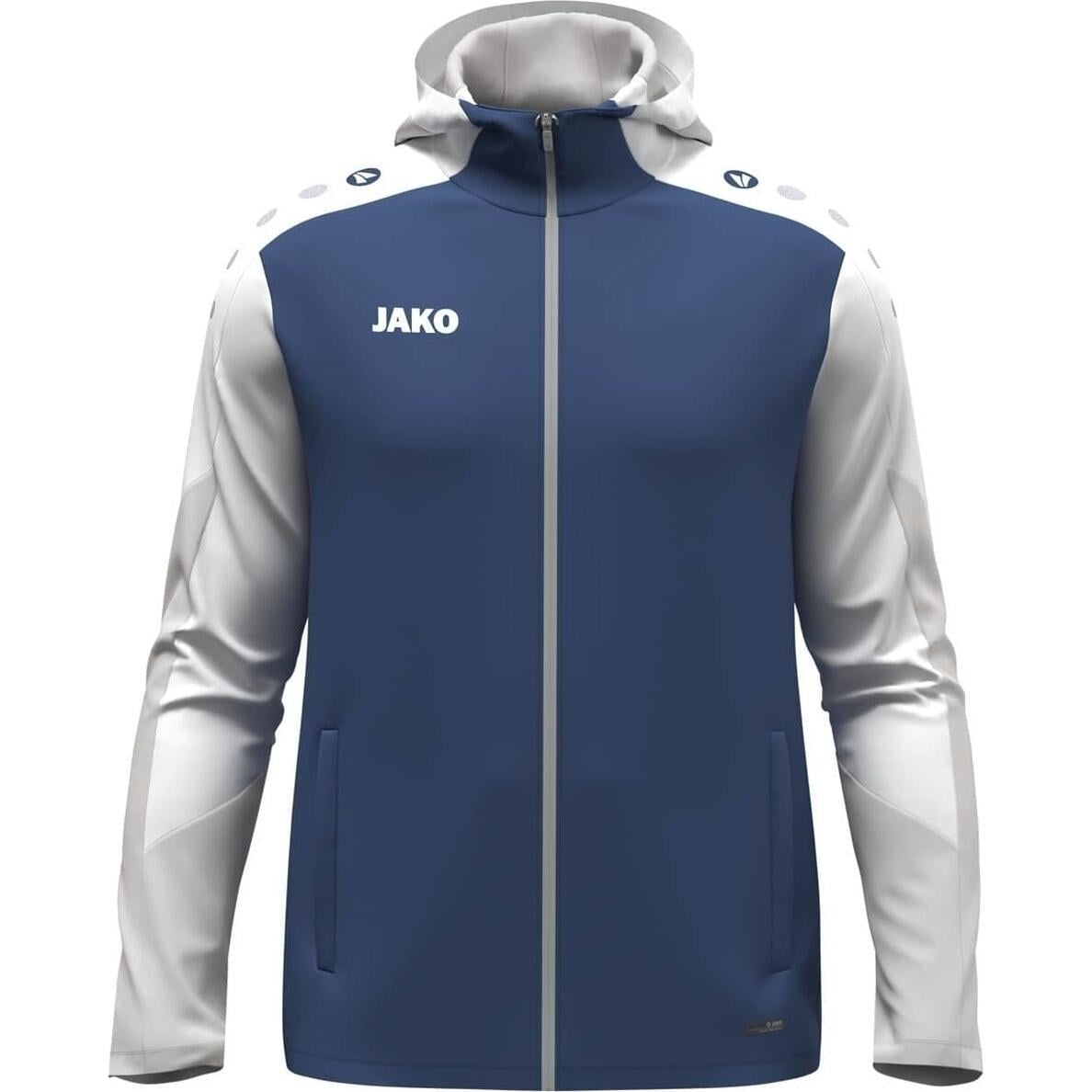 Олімпійка з капюшоном Jako DYNAMIC S Синьо-білий (6870-921)