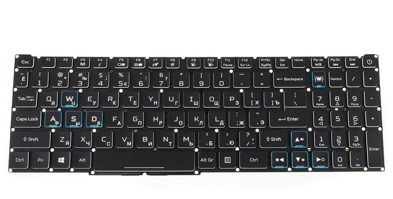 Клавиатура для ноутбука Acer Nitro AN715-52 с подсветкой клавиш (NK.I1513.173)