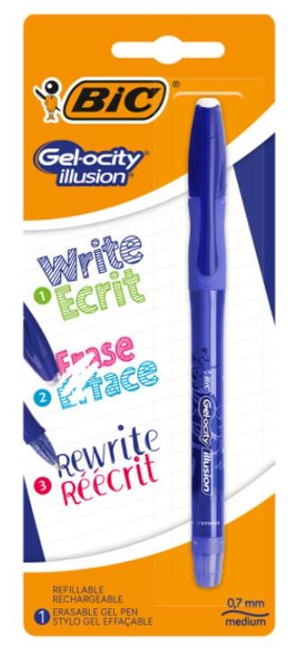 Ручка BIC Gelocity Illusion пиши-стирай Синий (2702884703)