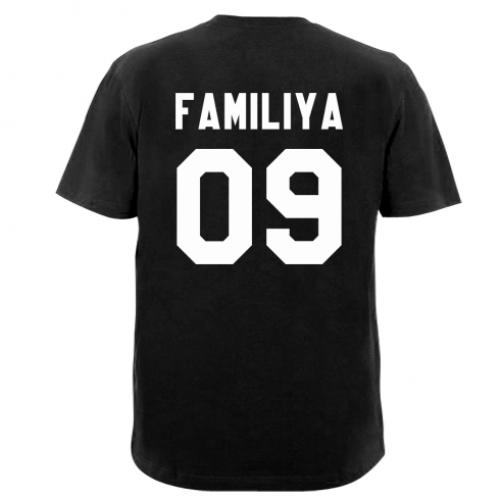 Футболка мужская Ваша фамилия и номер 3XL Черный (265653-2-38316-XXXL)