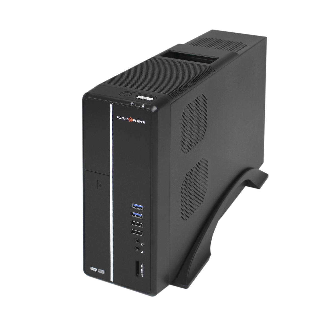 Корпус LP S602 BS 400W Slim 2хUSB 2.0