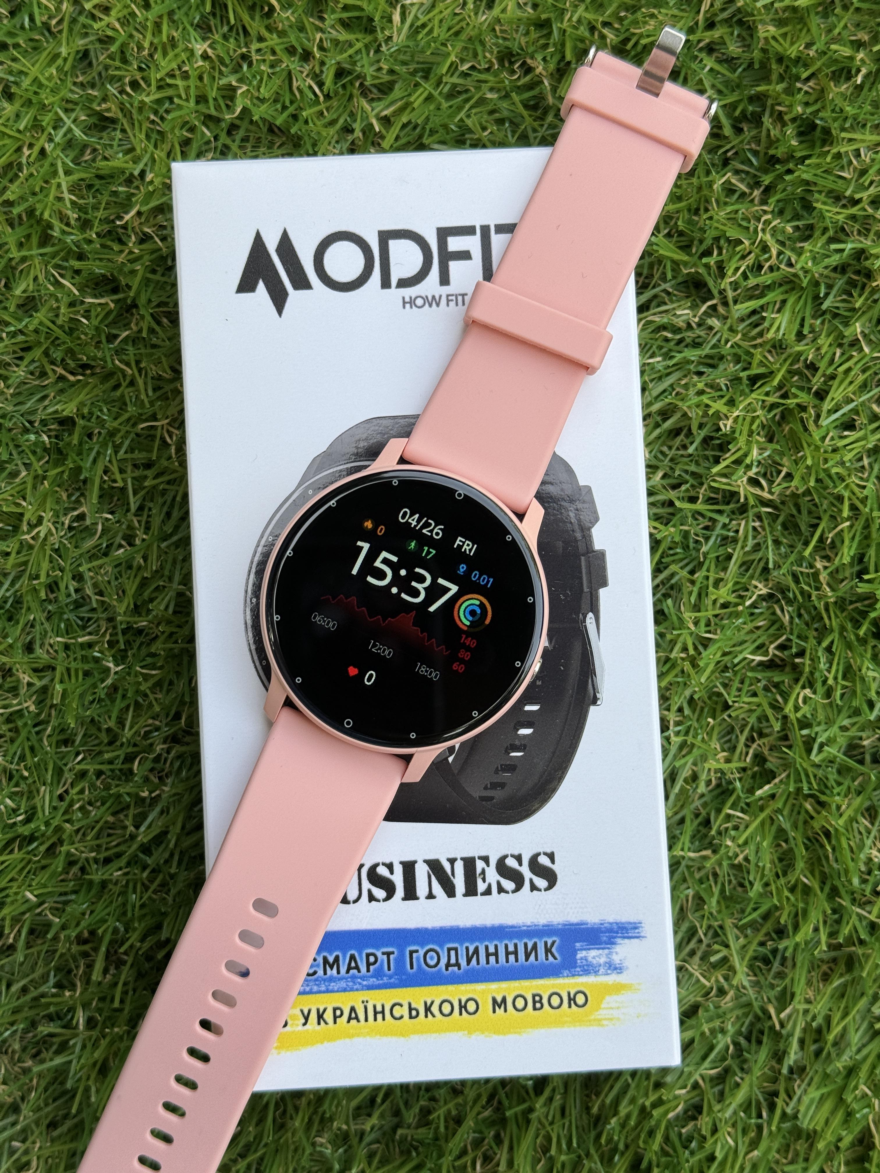 Смарт-годинник жіночий Modfit Business Pink (20625897) - фото 5