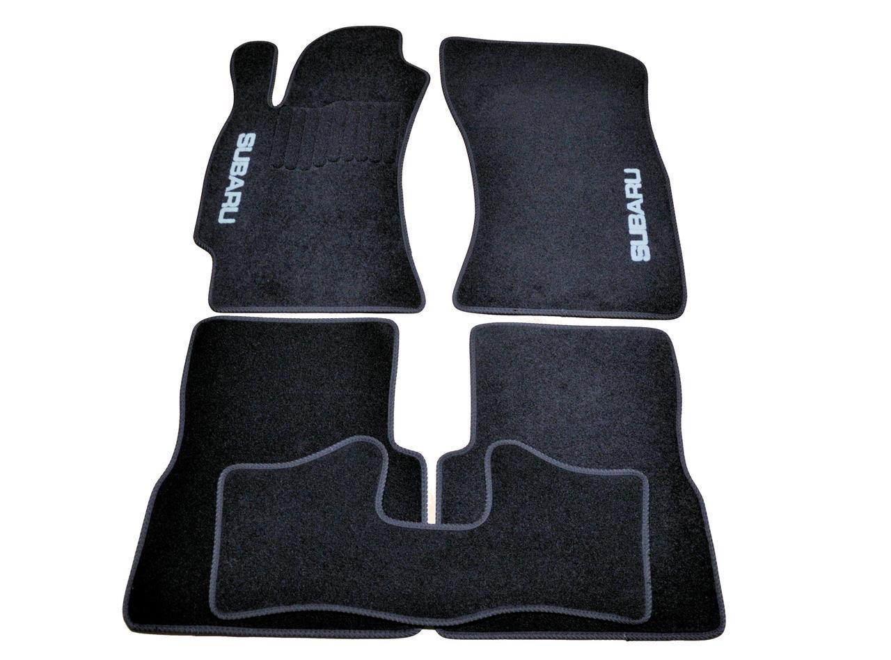 Коврики в салон ворсовые для Subaru Forester 2008-2012 Черный (1398312965)