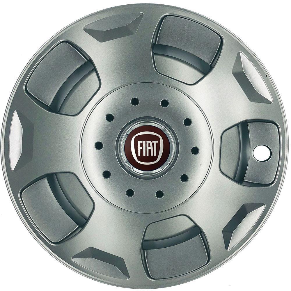 Колпаки SJS с логотипом Fiat 404 R16 4 шт. Серебряный (31008892)