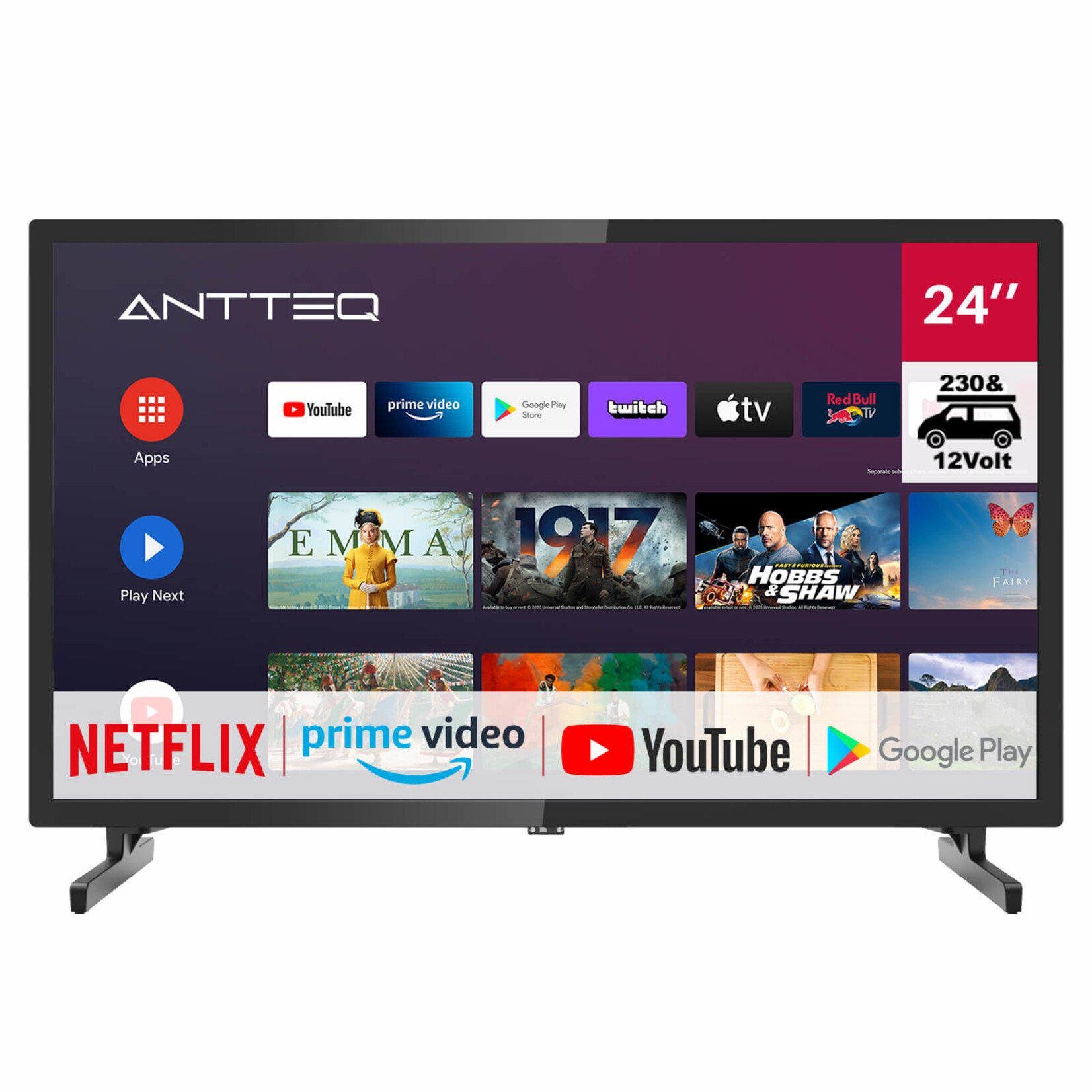 Телевизор Antteq AG24N1C Android TV/LCD/HD-ready 24" (14104047)