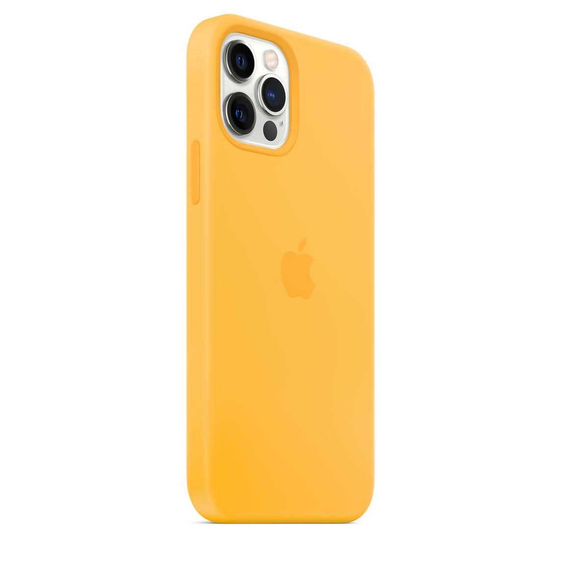 Силиконовый чехол-накладка Apple Silicone Case for iPhone 12 Pro Max, Sunflower (HC)(A) - фото 4