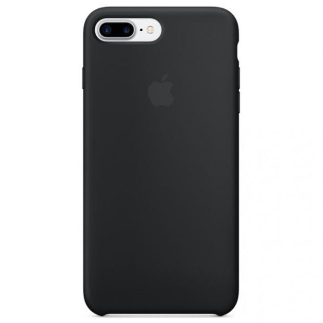 Чехол-накладка Apple Silicone Case for iPhone 7/8 Plus, Black (HC) (A) - фото 2