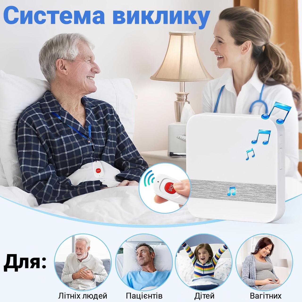 Система виклику персоналу/медсестри Digital Lion PAB-02-2 бездротова для літніх людей з 2 кнопками SOS - фото 5 Система виклику персоналу/медсестри Digital Lion PAB-02-2 бездротова для літніх людей з 2 кнопками SOS - фото 5