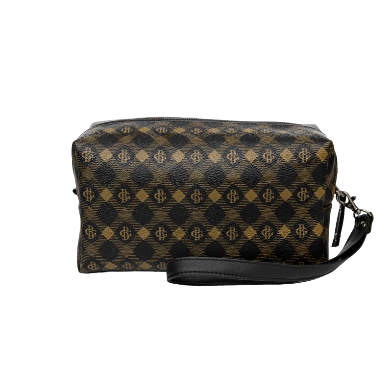 Женская косметичка 0SHe c орнаментом 23x13x12 см