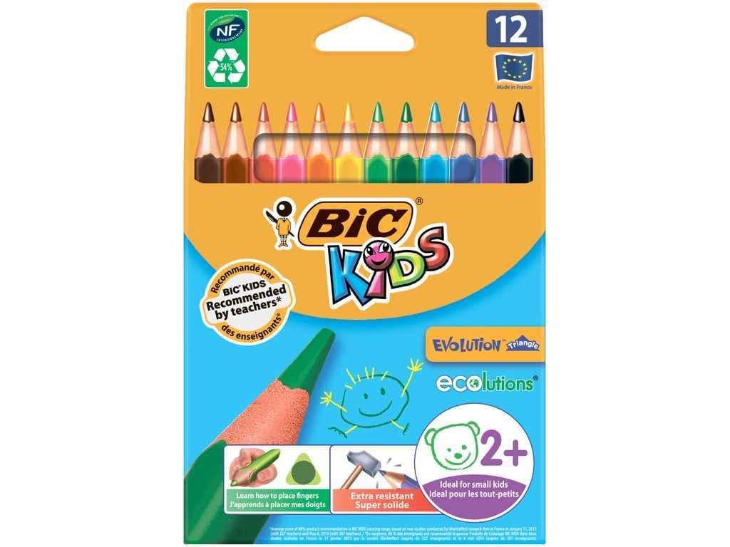 Карандаши цветные BIC Кидс Еволюшн 12 шт. bc82902912 (784808)