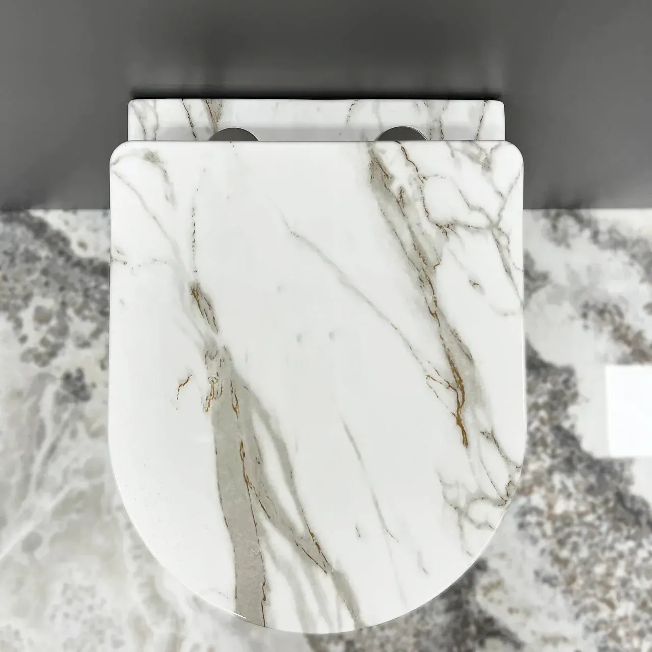 Унітаз підвісний VBI Vulcano безободковий 480x360 мм Мармур (RM-VBI-020406) - фото 5 Унітаз підвісний VBI Vulcano безободковий 480x360 мм Мармур (RM-VBI-020406) - фото 5