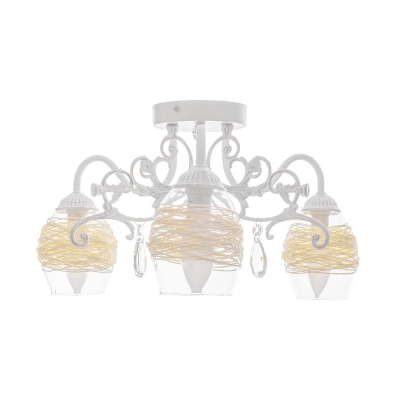 Люстра потолочная Brille классическая E14 40W WH BCL-661C/3 22-940