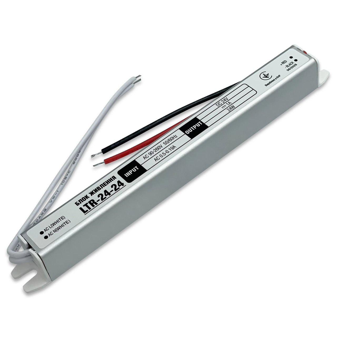 Блок живлення для ламп Biom STICK LTR 24W 24V 1A IP20 (2833269967)