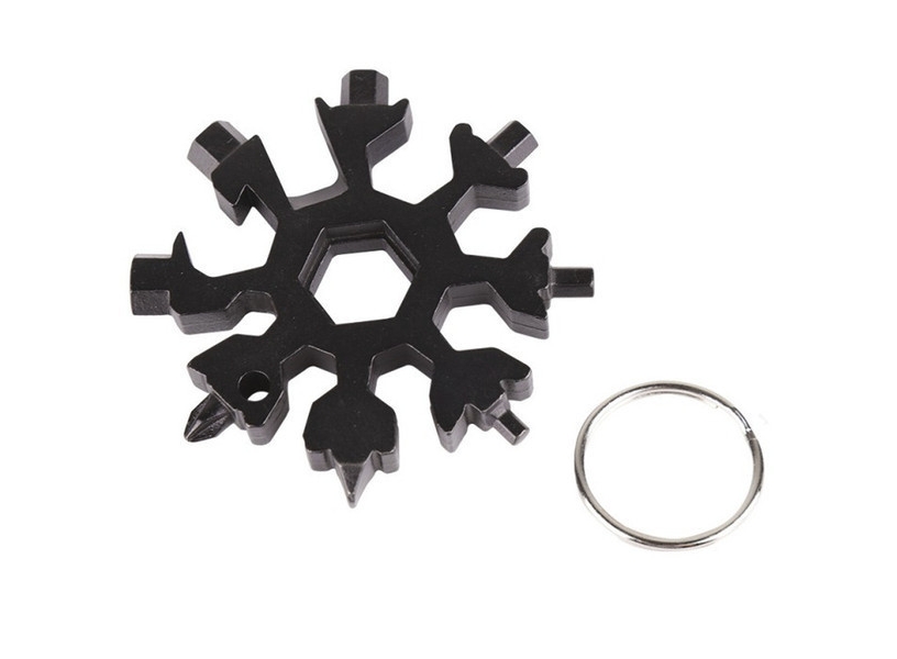 Мультитул отвертка в виде снежинки Snowflake 18в1 (438-17023554)