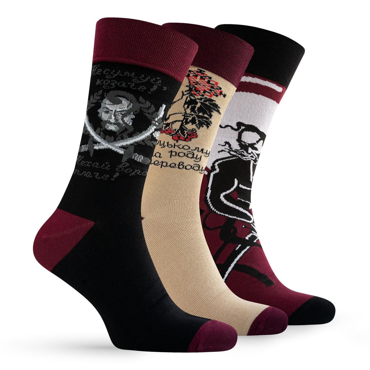 Набор носков патриотических Premier Socks Казацкая мощь унисекс р. 40-42 Набор носков патриотических Premier Socks Казацкая мощь унисекс р. 40-42