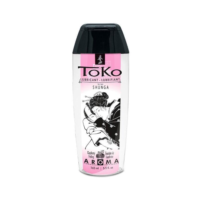 Лубрикант на водній основі Shunga Toko AROMA Raspberry не містить цукру 165 мл (BLS2797)