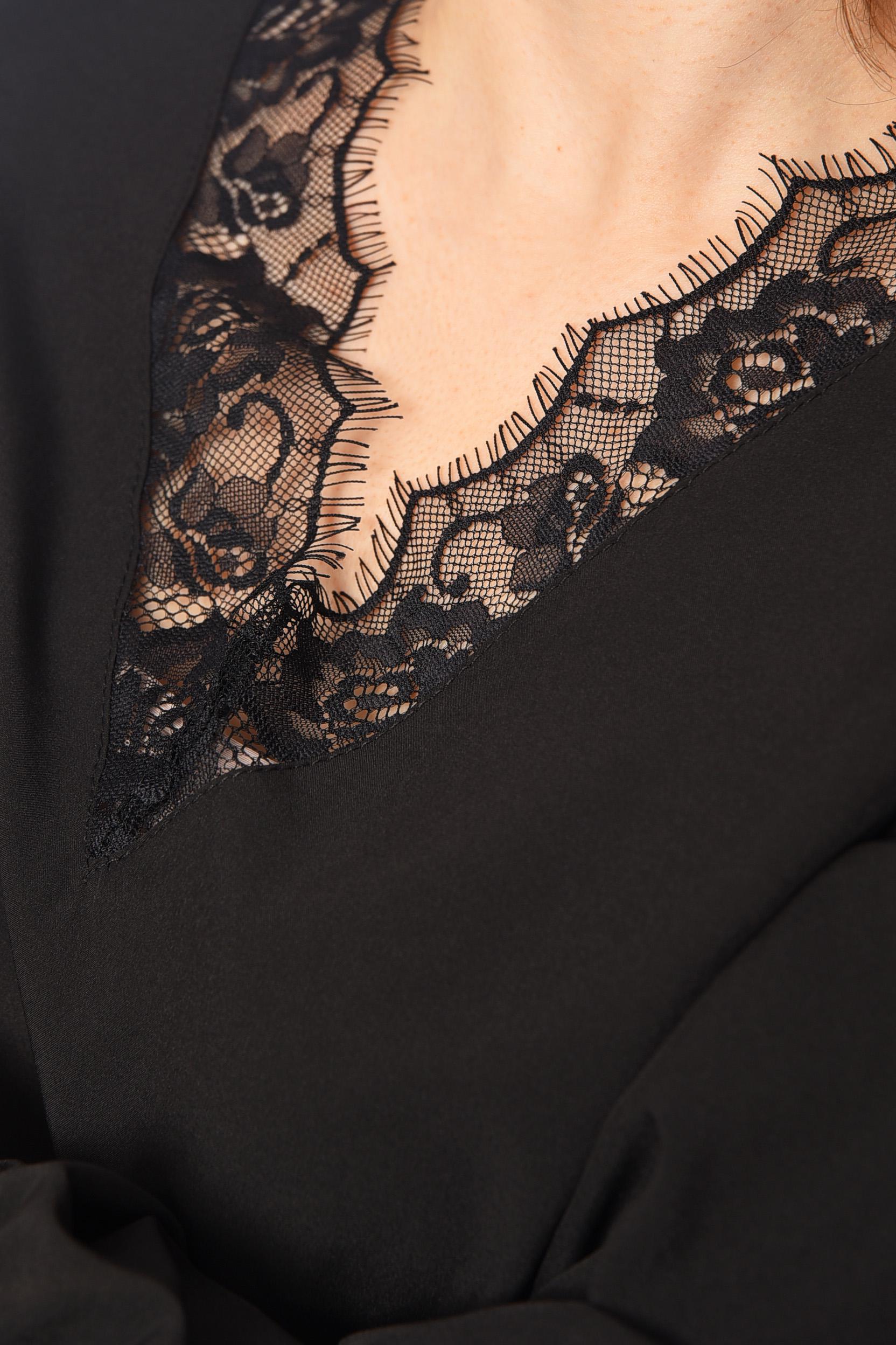 Блуза жіноча р. 42-44 Чорний (197322) - фото 4 Блуза жіноча р. 42-44 Чорний (197322) - фото 4