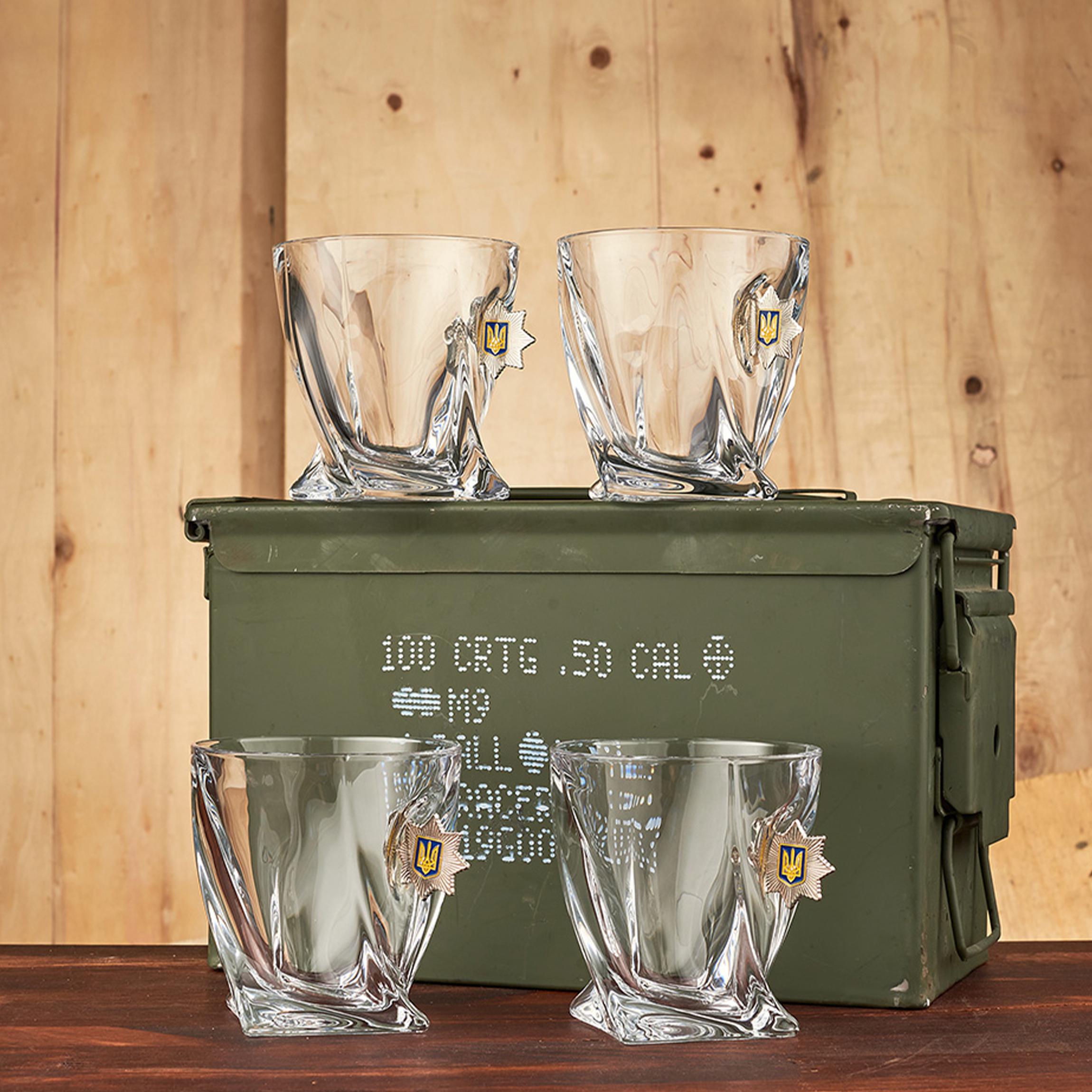 Набор VSKLO БК маленький хрустальные стаканы Полиция (28918627) - фото 8 Набор VSKLO БК маленький хрустальные стаканы Полиция (28918627) - фото 8