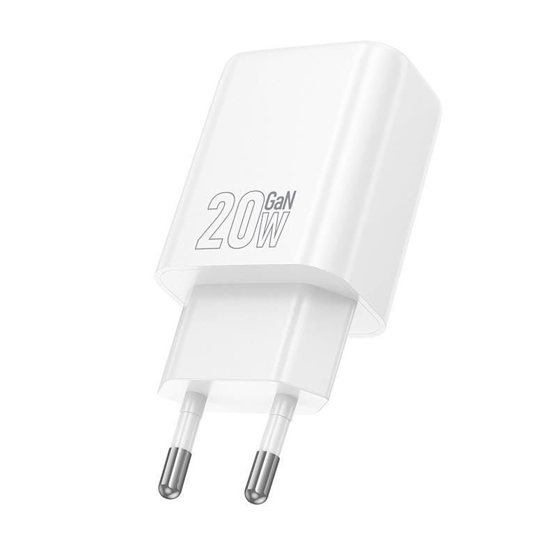 Зарядное устройство для телефонов Hoco N60 Gentle USB Type-C White (bf6a193d) - фото 1 Зарядное устройство для телефонов Hoco N60 Gentle USB Type-C White (bf6a193d) - фото 1