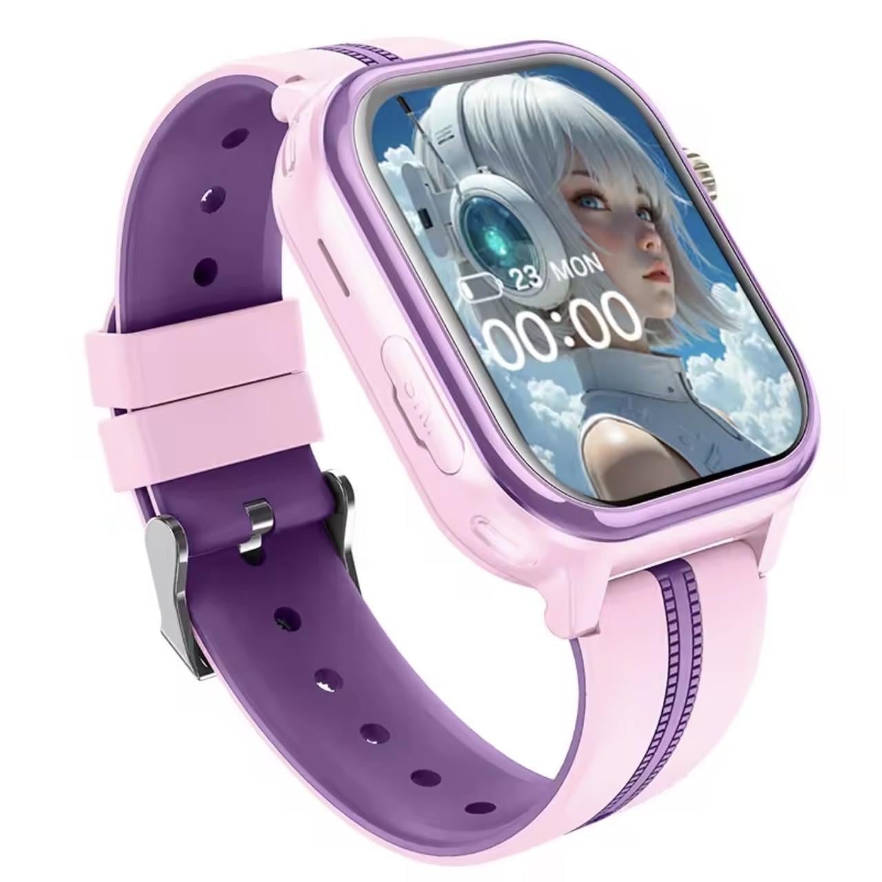 Смарт-часы детские Wonlex KT39 с видеозвонком GPS WI-FI и SIM-картой Pink (19137)