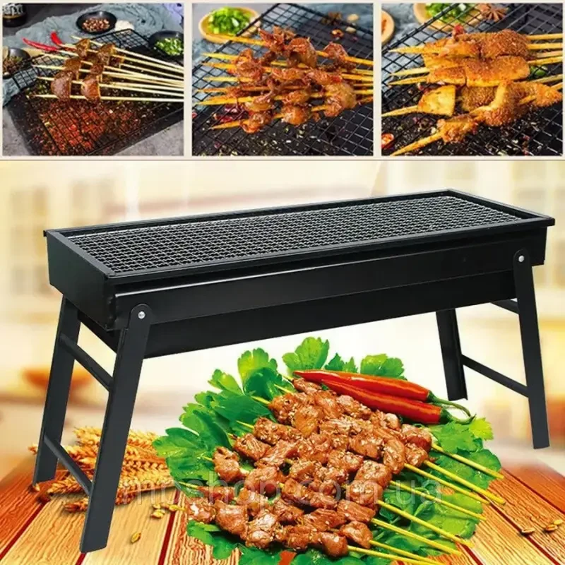 Мангал портативний складаний для м'яса та овочів - фото 5 Мангал портативний складаний для м'яса та овочів - фото 5