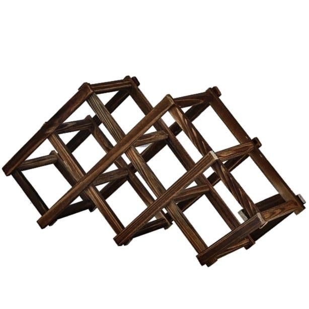 Полка для вина настольная Гревил Капучино (Впс-004609)