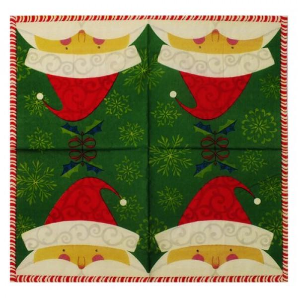 Новогодняя салфетка Seta Салфетки Санта-Клаус (13-843)